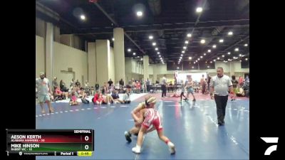 75 lbs Semis & 3rd Wb (16 Team) - Aeson Kerth, Alabama Hammers vs Mike Hinson, Rabbit WC