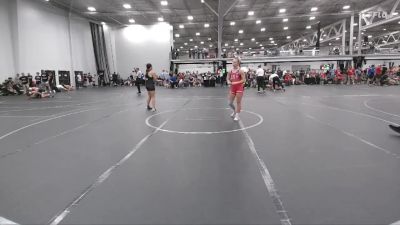 110 lbs Round 1 - Julia Horger, PA West Black vs Selena Batres, South Side WC