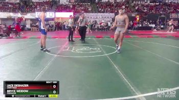 A - 205 lbs Semifinal - Jace DeShazer, Libby/Troy vs Bryce Weidow, Corvallis