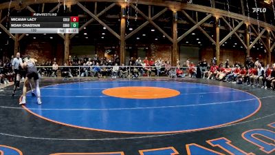 132 lbs Quarters & 1st Wb (16 Team) - Noah Chastain, Sonoraville vs Micaiah Lacy, Columbus