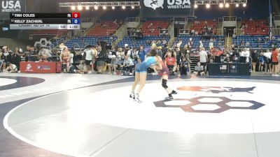 100 lbs Champ. Rd Of 16 - Timi Coles, Pennsylvania vs Kelly Zacherl, Pennsylvania