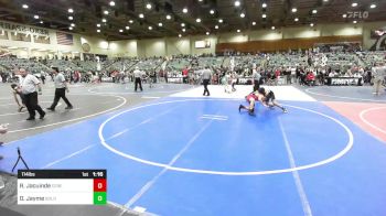 114 lbs Final - Rambo Jacuinde, Ceres Pups WC vs Demetri Jayme, Gold Rush Wrestling