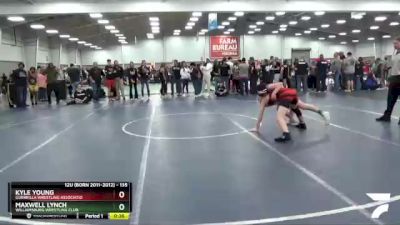 135 lbs 3rd Place Match - Kyle Young, Guerrilla Wrestling Associatio vs Maxwell Lynch, Williamsburg Wrestling Club