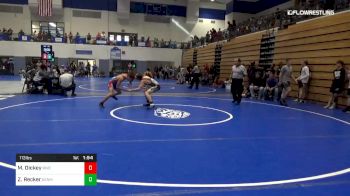 113 lbs Round Of 32 - Mason Dickey, River Rats vs Zach Recker, Denmark High School