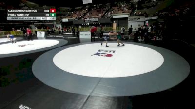 126 lbs Champ. Rd Of 32 - Ethan Sanchez, La Costa Canyon High School Wrestling vs Alessandro Barrios, Redwood High School Wrestling