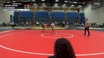 149 lbs Champ. Round 1 - Michael Gioffre, Unattached-Illinois vs Sam Weinberg, Cal Poly Humboldt