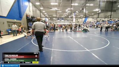 60 lbs Semifinal - Ezra Harris, Sanderson Wrestling Academy vs Trig Klingler, Sanderson Wrestling Academy