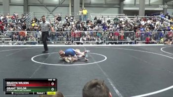 95 lbs Quarterfinal - Grant Taylor, SlyFox Wrestling Academy vs Bradyn Wilson, Hoxie Kids