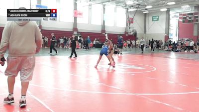 116 lbs Rr Rnd 3 - Alexandria Barskiy, Olympic Wrestling Club vs Ashlyn Rich, Webster Titans Girls Wrestling