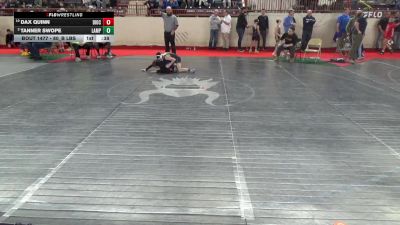 80_B lbs Consi Of 16 #1 - Dax Quinn, Diocese Of Erie vs Tanner Swope, Lampeter-Strasburg