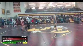 126 lbs Cons. Semi - Jacob Saylor, Enumclaw vs Sammy Newell, Mt. Si