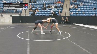 110 lbs Cons. Round 3 - Megan Morales, Wayland Baptist University vs Angelica Vicente Gonzalez, Doane