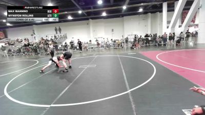 137 lbs Consi Of 8 #2 - Max Mannino, Desert Oasis vs Wynston Rollins, Azteca WC