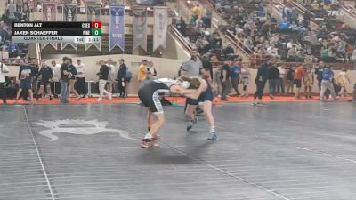 115_B lbs Quarterfinal - Benton Alt, Chestnut Ridge vs Jaxen Schaeffer, Pine Grove