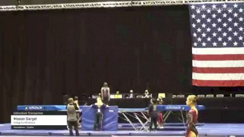Mason Sargel - Individual Trampoline, Integrity Athletics - 2021 USA Gymnastics Championships