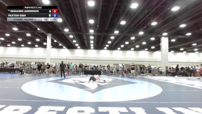 120 lbs Champ. Round 1 - Benjamin Anderson, IA vs Paxton Gish, WI