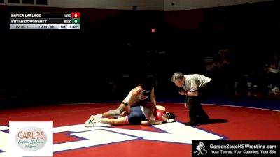 138 lbs Zavier LaPlace, Lenape Valley/Hopatcong vs Bryan Dougherty, Hackettstown