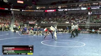 3A-126 lbs Champ. Round 1 - Jack Foster, Xavier, Cedar Rapids vs Lucas Bantz, Marshalltown