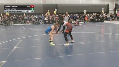 140 lbs Champ. Rd Of 16 - Zahabia Badru, Beat The Streets Chicago vs Kyah Leyba