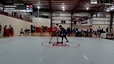 130 kg Cons. Round 4 - Shane Whitney, Dragon Wrestling Club vs Jasiri Dingle, Cougar Wrestling Club