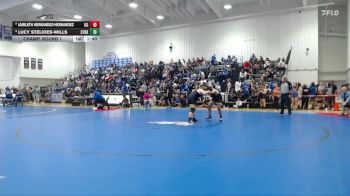 185 lbs Champ. Round 1 - Jamileth Hernandez-Hernandez, Oak Grove High School vs Lucy Stelioes-Wills, Starkville High School Girls