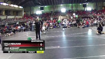 67-71 lbs Quarterfinal - Kyla Menjivar, CWO vs Mae Boshart, O`Neill Leprechaun Wrestling