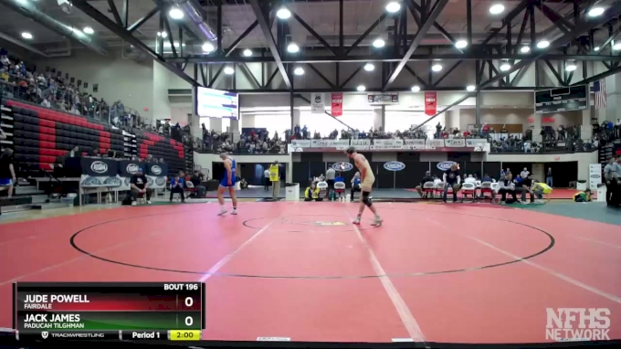 175 lbs Quarterfinal - Jude Powell, Fairdale vs Jack James, Paducah ...