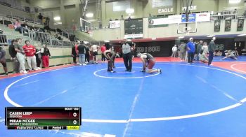 190 lbs Consolation 1st - Casen Leep, Sequoyah vs Mikah McGee, BOOKER T WASHINGTON