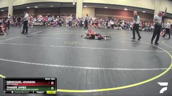 60 lbs Cons. Round 1 - SirMichael Johnson, Mat Psychos vs Tanner James, Palmetto State Wrestling Academy