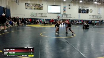 150 lbs Cons. Round 3 - JUDAH SMITH, Tualatin vs Cody Rinard, Sandy