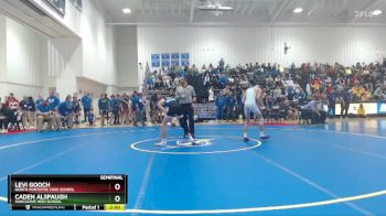 113 lbs Semifinal - Levi Gooch, North Pontotoc High School vs Caden Alspaugh, Vancleave High School