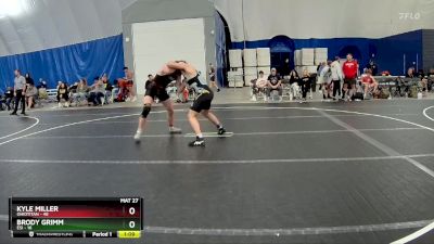 190 lbs Round 2 - Brody Grimm, Esi vs Kyle Miller, OhioTitan