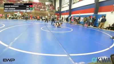 110 lbs Rr Rnd 2 - Adalee Burkhart, Coweta Tiger Wrestling vs Zoey Vaughn, Sperry Wrestling Club