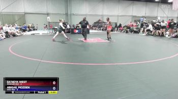 130 lbs Quarterfinals (8 Team) - Da`Neya West, Missouri Red vs Abigail Mozden, Ohio Red