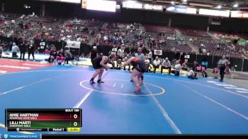 G 235 lbs Quarterfinal - Amie Hartman, Mountain Home Girls vs Lilli Marti, Sandpoint Girls