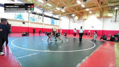 135 lbs Cons. Round 6 - Edna Rodriquez Villanueva, Poway vs Bryleigh Delis, Paloma Valley