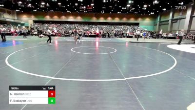 165 lbs Round Of 64 - Noah Holman, Gonzaga Preparatory vs Porter Baclayon, Layton