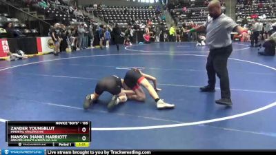 105 lbs Cons. Round 5 - Zander Youngblut, Immortal Athletics WC vs Hanson (hank) Marriott, Greater Heights Wrestling-AAA