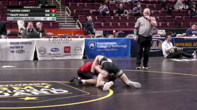 107 lbs Preliminaries - Carter Christ, Conemaugh Twp vs Trapp Walsh, Berks Catholic
