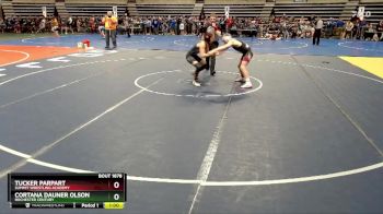 105 lbs Cons. Semi - Cortana Dauner Olson, Rochester Century vs Tucker Parpart, Summit Wrestling Academy