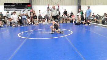 64 lbs Rr Rnd 6 - Owen Tannery, M2 Training Center - K8 vs Johnny Shubiak, Outsiders Wrestling Club - K8