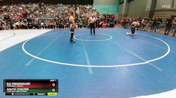 215 lbs Champ. Round 2 - Kai Preisendorf, Redwood -Visalia vs Gavyn Coalter, Lakeview High School