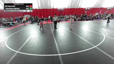 12U Boys - 78 lbs Champ. Round 2 - Cael Collins, DC Elite Wrestling vs Max Wollersheim, Mosinee Wrestling Club