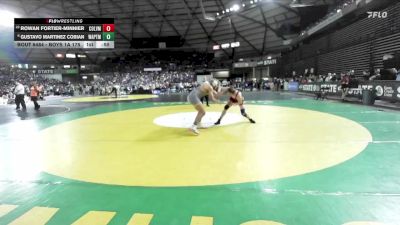 Boys 1A 175 lbs Cons. Round 4 - Rowan Fortier-Minnier, Colville vs Gustavo Martinez Cobian, Wapato