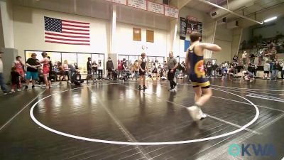 155 lbs Quarterfinal - Kylan Dickey, Sperry Wrestling Club vs Eli Boggan, Team Tulsa Wrestling Club
