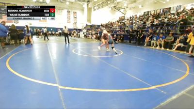125 lbs Champ. Round 2 - Tatiana Alvarado, West Covina vs Saige Maddox, Tesoro
