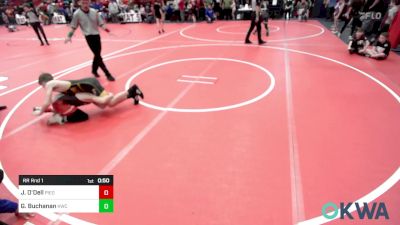 100-105 lbs Rr Rnd 1 - Jace O'Dell, Piedmont vs Gage Buchanan, Keystone Wrestling Club