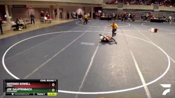 114 Championship Bracket Cons. Round 7 - Joe Dauffenbach, Stillwater vs Antonio Sowell, Amery