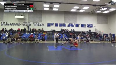 174 lbs Quarterfinal - Moses Blanco, Skyline College vs Rosalio Leal, Modesto College