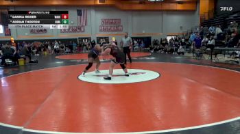 235 lbs 5th Place Match - Adrian Thorton, Burlington vs Danika Reiser, Waukon
